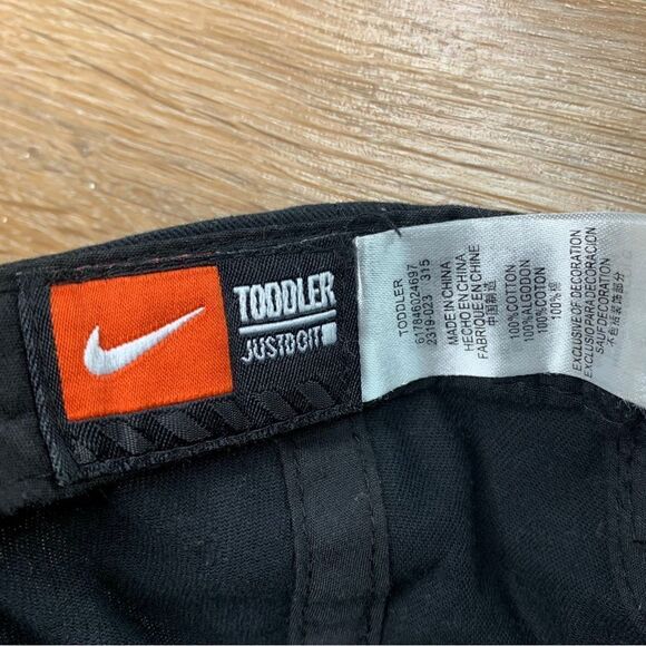 Nike Toddler Black Adjustable Baseball Cap Hat - Picture 10 of 11